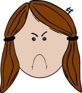 Angry Face Clip Art N38