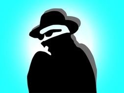 Criminal as a graphic illustration