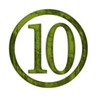 Number 10 Clip Art N17