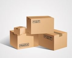 Cardboard Box Vector N2