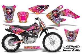 Honda Dirt Bike Graphics drawing