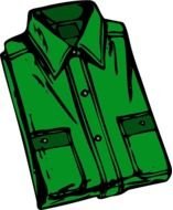 Folded Shirt Clip Art N2