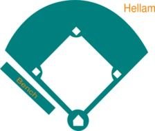 Baseball Field Clip Art N19