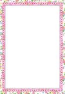 Free Printable Flower Border