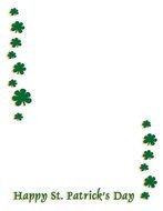 Free St Patricks Day Clip Art Borders N2