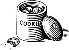 can with cookies