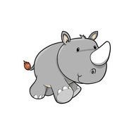 Baby Rhino Cartoon N3
