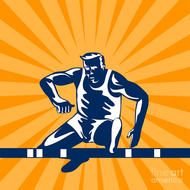 Track And Field drawing