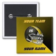 Black And Yellow Football Helmet