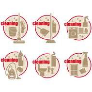 Cleaning tools, icons