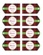 Gift Tag Template drawing