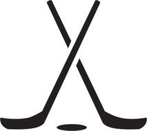 Hockey Sticks Clip Art