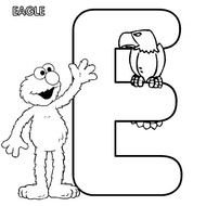 Sesame Street Letter Coloring Pages