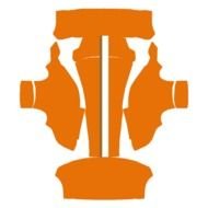 orange Car Town Templates drawing