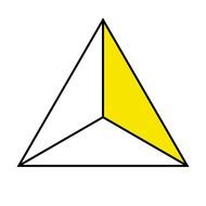 1/3 Fraction, geometrical shape