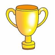 Cartoon Gold Trophy N2