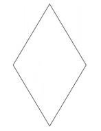 Diamond Shape Template Printable