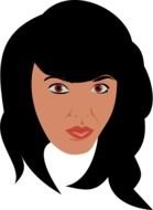 cute nice girl Portrait drawing
