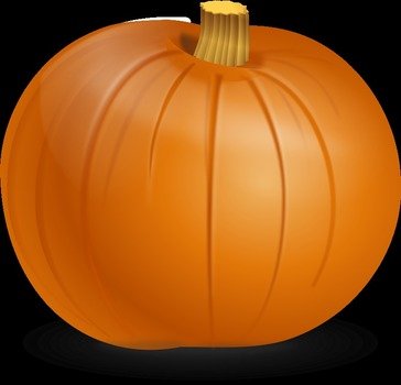 Pumpkin as a picture