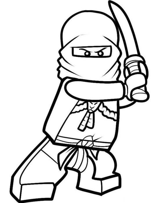 LEGO Ninjago Coloring Pages To Print