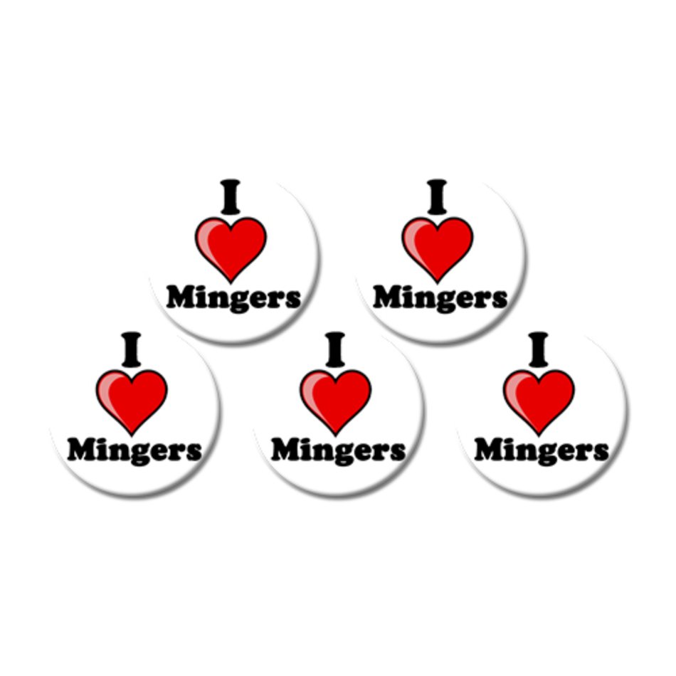 Love Mingers Vinyl Stickers Funny Rude