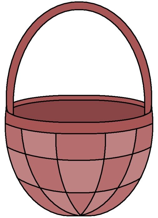 Easter Basket Clip Art N44