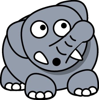 Cartoon Elephant Clip Art N52