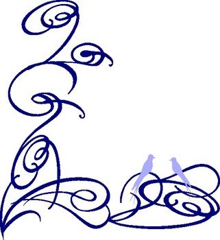 Decorative Swirl Clip Art N16