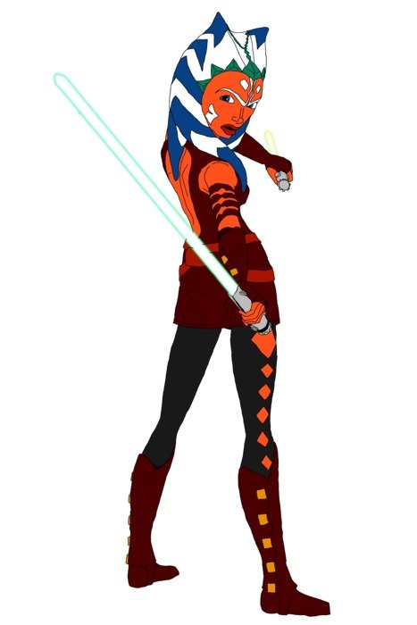 Ahsoka Tano New Look drawing