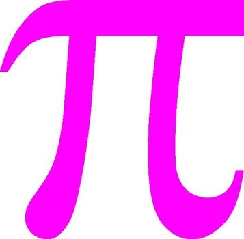 Pink Pi Symbol