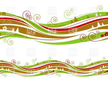 Winter Banner Clip Art N2