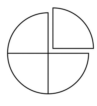 Quarter Circle Clip Art N2