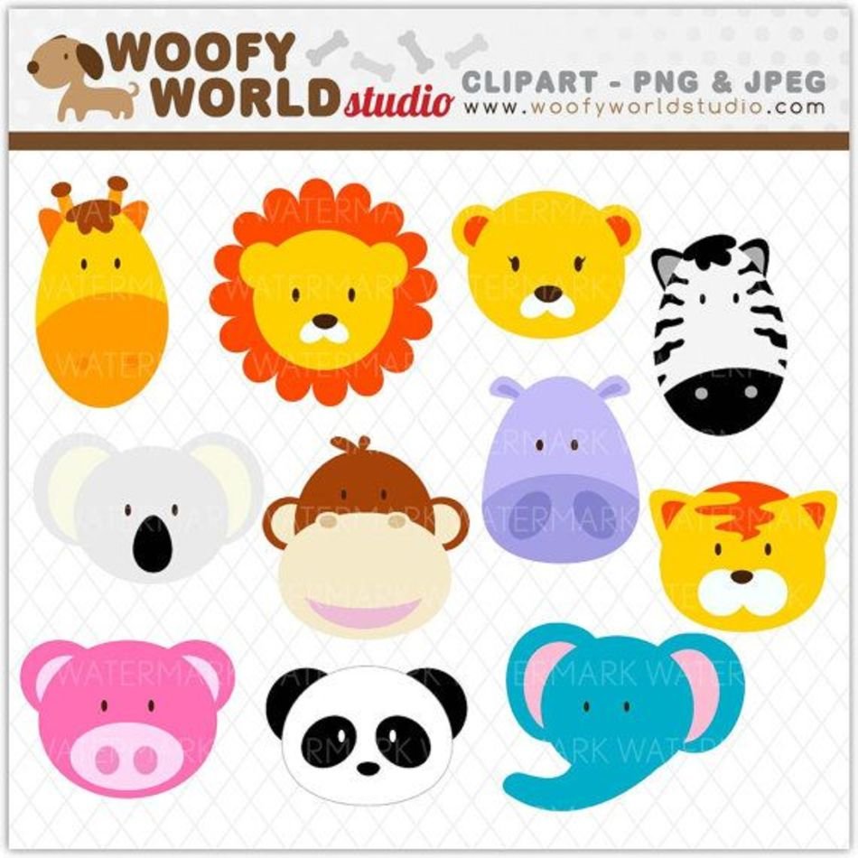 Jungle Animals Clip Art N11