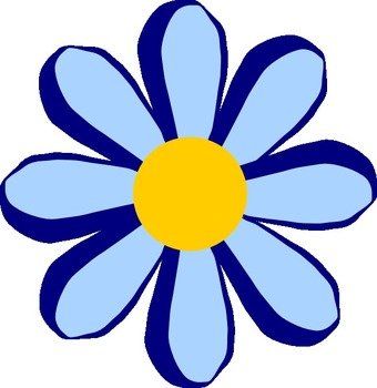 Blue Flower Clip Art N52