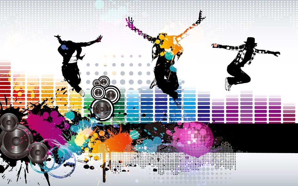music picture with band members