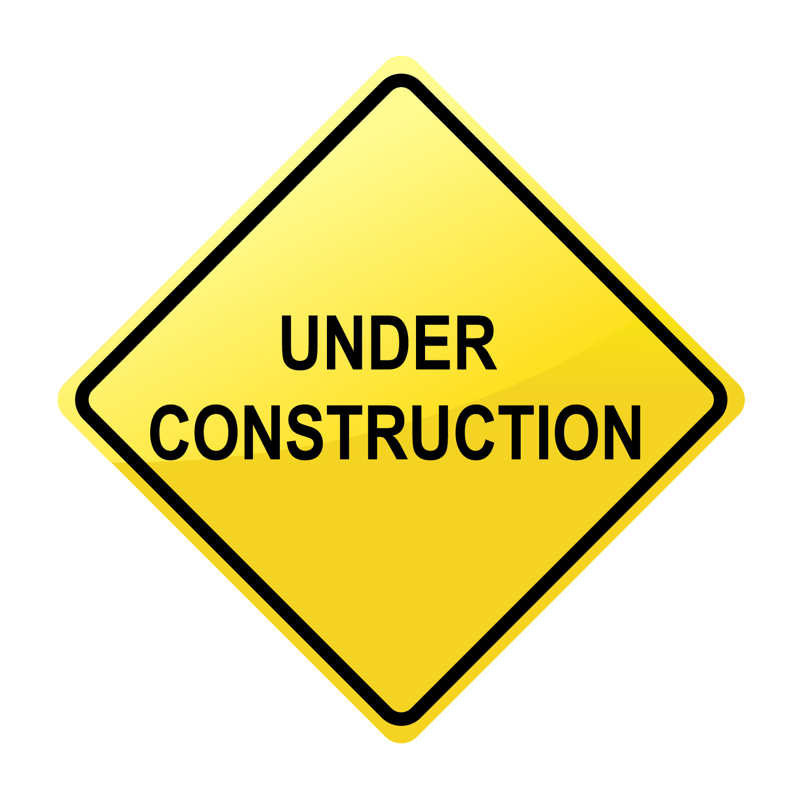 Sign of the under construction clipart free image download