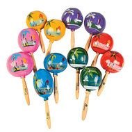 mexican maracas of different colors