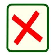 red cross as a graphic illustration