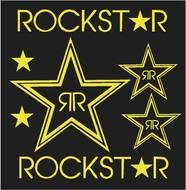 clipart of the Rockstar Logo