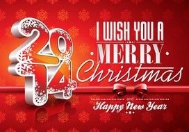 Merry Christmas And Happy New Year drawing