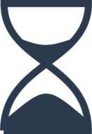 Icon of Hourglass clipart