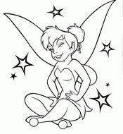 Tinkerbell Coloring Pages N4