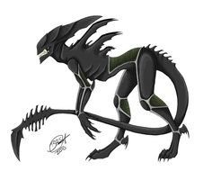 Xenomorph Praetorian drawing