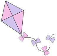 Kite Clip Art drawing