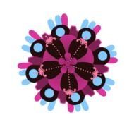 Abstract Flower Clip Art N10