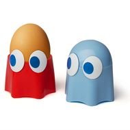 Children stand for boiled eggs