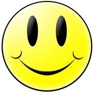 yellow Cartoon Smiley Faces drawing