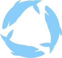Clipart of blue Sharks