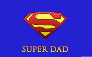 logo for Super Dad