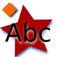 red star abc drawing